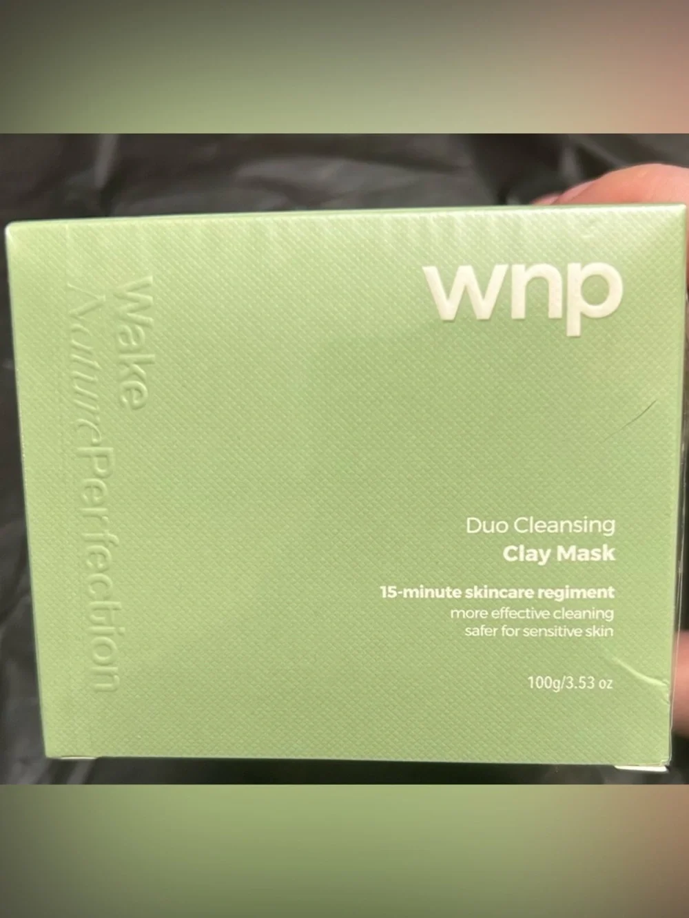 WNP Duo Nature Perfection -Green Clay Mask - 15-Minute Duo Cleansing Treatment